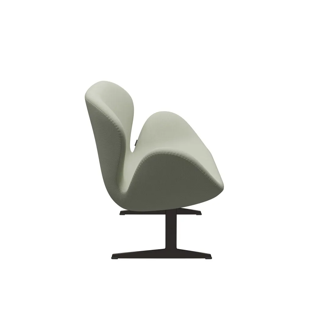 Fritz Hansen Swan™ Sofa 2 Seater, Brown Bronze/Steelcut Turquoise Light