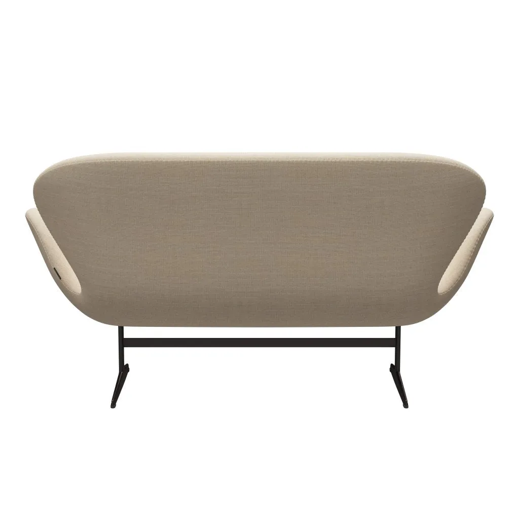 Fritz Hansen Swan™ Sofa 2 Seater, Brown Bronze/Sunniva Sand