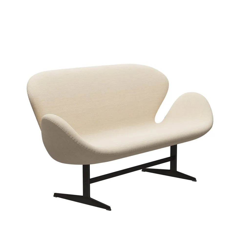 Fritz Hansen Swan™ Sofa 2 Seater, Brown Bronze/Sunniva Sand