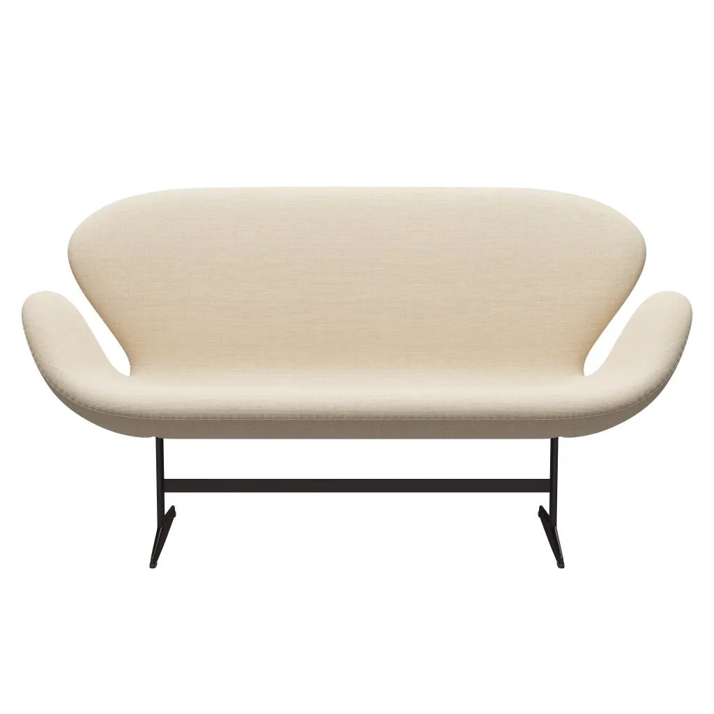 Fritz Hansen Swan™ Sofa 2 Seater, Brown Bronze/Sunniva Sand