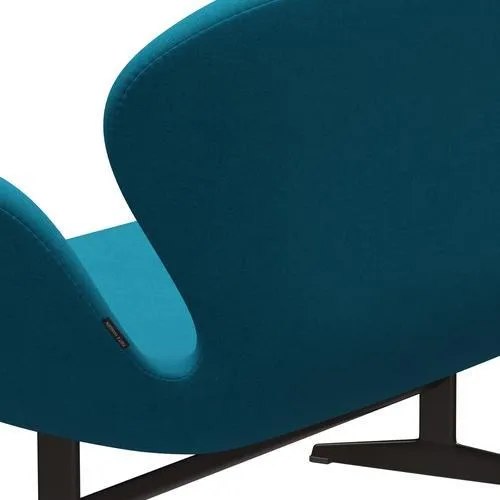 Fritz Hansen Swan™ Sofa 2 Seater, Brown Bronze/Tonus Turquoise
