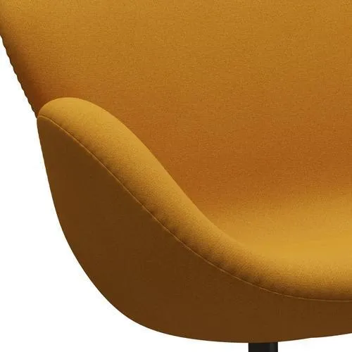 Fritz Hansen Swan™ Sofa 2 Seater, Brown Bronze/Tonus Warm Yellow