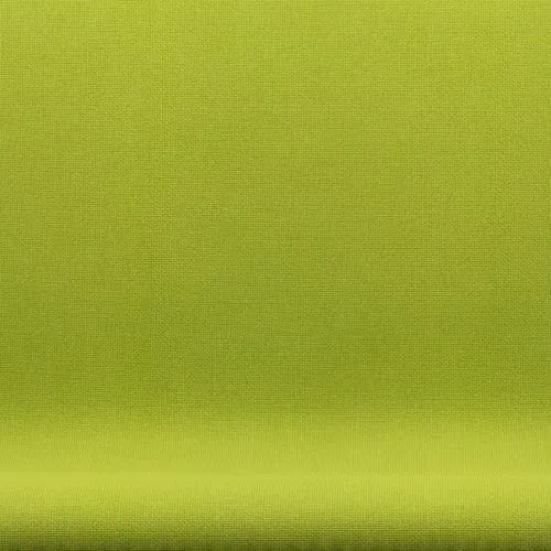 Fritz Hansen Swan™ Sofa 2 Seater, Satin Brushed Aluminium/Hallingdal Lime