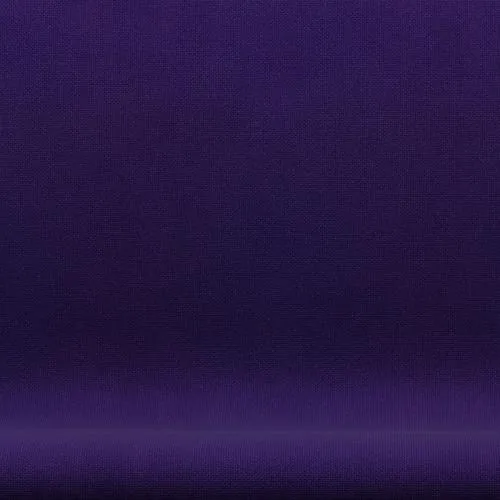 Fritz Hansen Swan™ Sofa 2 Seater, Satin Brushed Aluminium/Hallingdal Violet