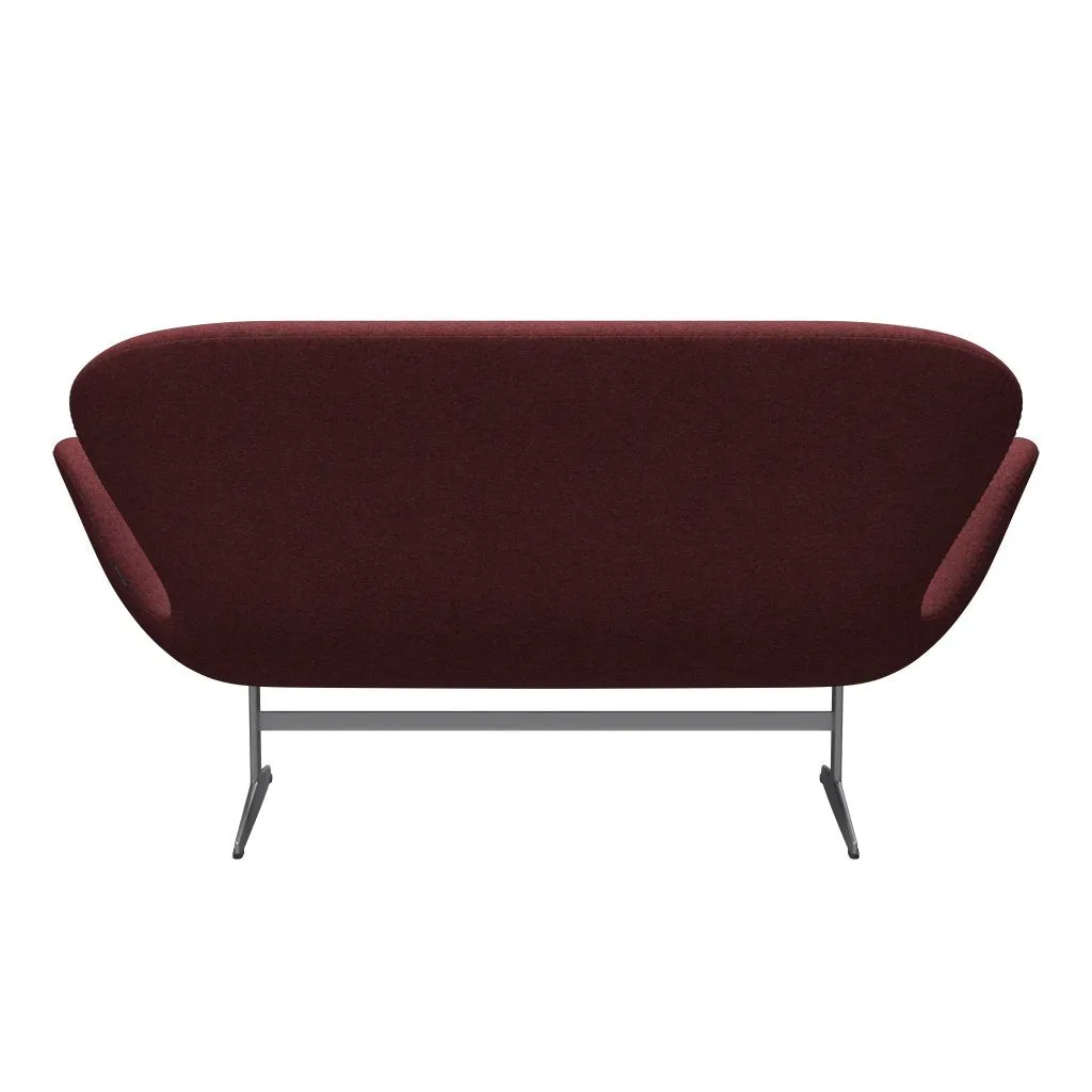 Fritz Hansen Swan™ Sofa 2 Seater, Silver Grey/Divina Md Heather