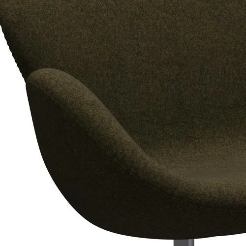 Fritz Hansen Swan™ Sofa 2 Seater, Silver Grey/Divina Melange Dusty Olive