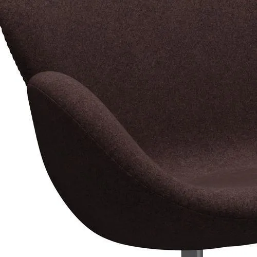 Fritz Hansen Swan™ Sofa 2 Seater, Silver Grey/Divina Melange Dusty Violet