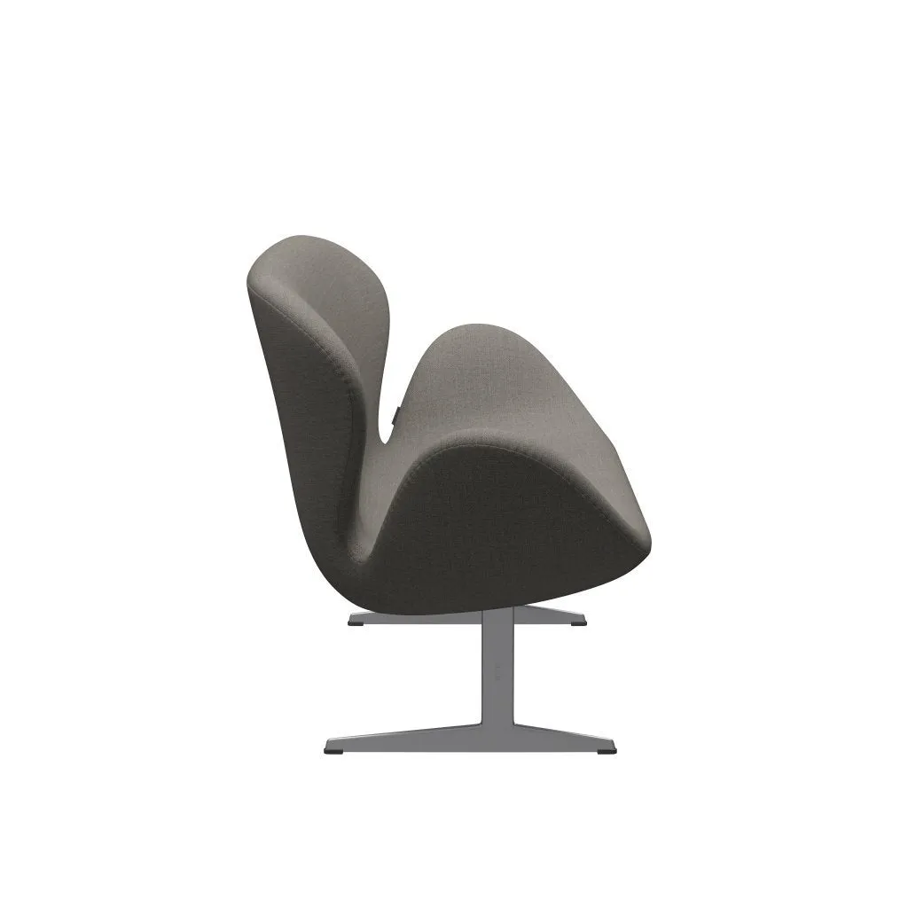 Fritz Hansen Swan™ Sofa 2 Seater, Silver Grey/Fiord Grey/Stone