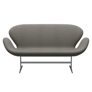 Fritz Hansen Swan™ Sofa 2 Seater, Silver Grey/Fiord Grey/Stone