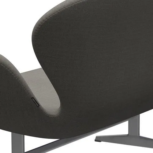 Fritz Hansen Swan™ Sofa 2 Seater, Silver Grey/Fiord Grey/Stone