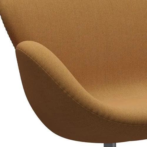 Fritz Hansen Swan™ Sofa 2 Seater, Silver Grey/Fiord Orange