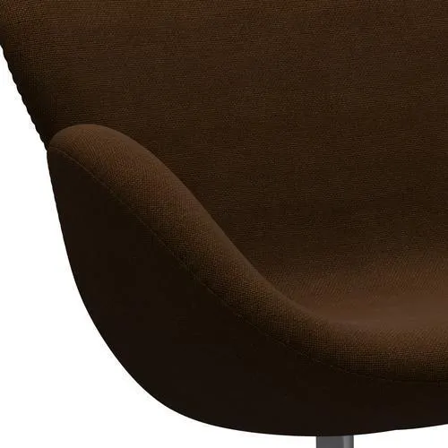 Fritz Hansen Swan™ Sofa 2 Seater, Silver Grey/Hallingdal Brown