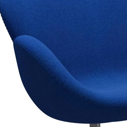 Fritz Hansen Swan™ Sofa 2 Seater, Silver Grey/Hallingdal Coral Blue
