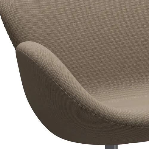 Fritz Hansen Swan™ Sofa 2 Seater, Silver Grey/Re Wool Beige/Natural