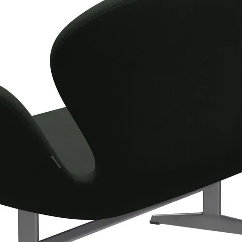 Fritz Hansen Swan™ Sofa 2 Seater, Silver Grey/Steelcut Dark Army Green