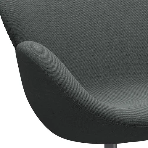 Fritz Hansen Swan™ Sofa 2 Seater, Silver Grey/Steelcut Trio Coal
