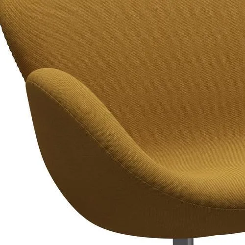 Fritz Hansen Swan™ Sofa 2 Seater, Silver Grey/Steelcut Trio Mustard Dark