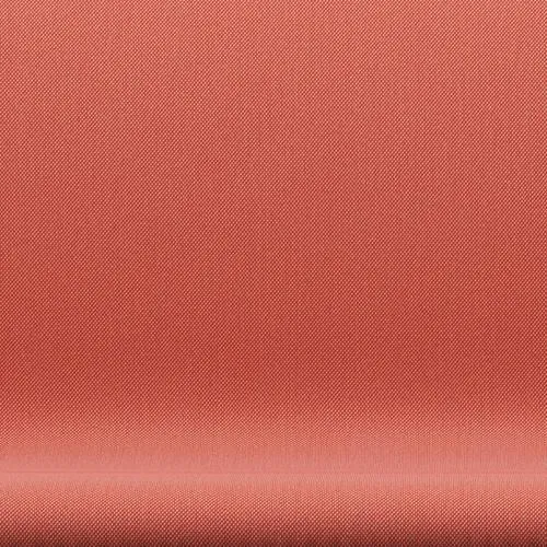 Fritz Hansen Swan™ Sofa 2 Seater, Silver Grey/Steelcut Trio Pink/Orange