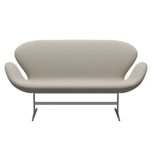 Fritz Hansen Swan™ Sofa 2 Seater, Silver Grey/Steelcut Trio Sand