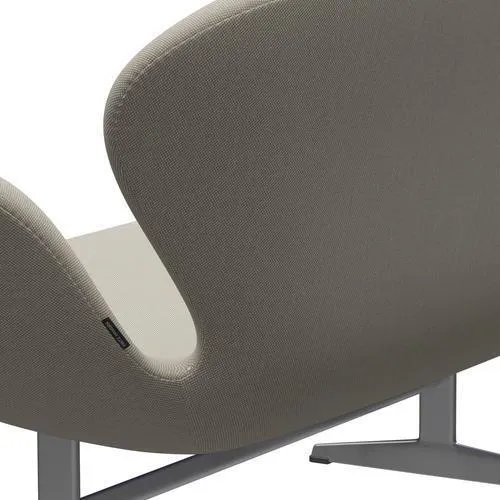 Fritz Hansen Swan™ Sofa 2 Seater, Silver Grey/Steelcut Trio Sand