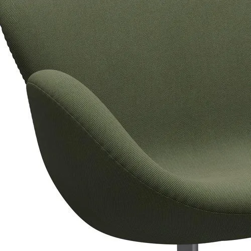 Fritz Hansen Swan™ Sofa 2 Seater, Silver Grey/Steelcut Trio Soft Green