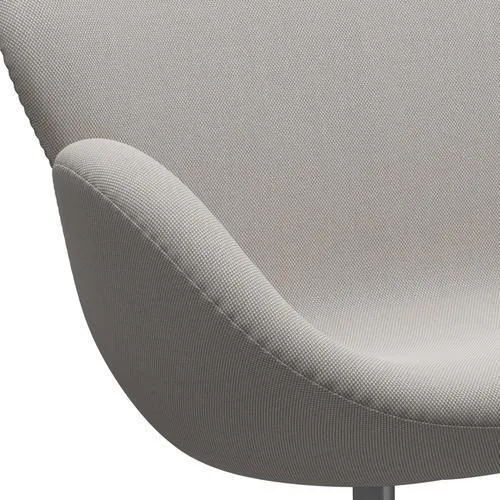 Fritz Hansen Swan™ Sofa 2 Seater, Silver Grey/Steelcut Trio White & Grey