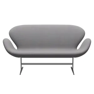 Fritz Hansen Swan™ Sofa 2 Seater, Silver Grey/Tonus Light Grey