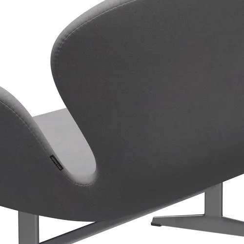 Fritz Hansen Swan™ Sofa 2 Seater, Silver Grey/Tonus Light Grey
