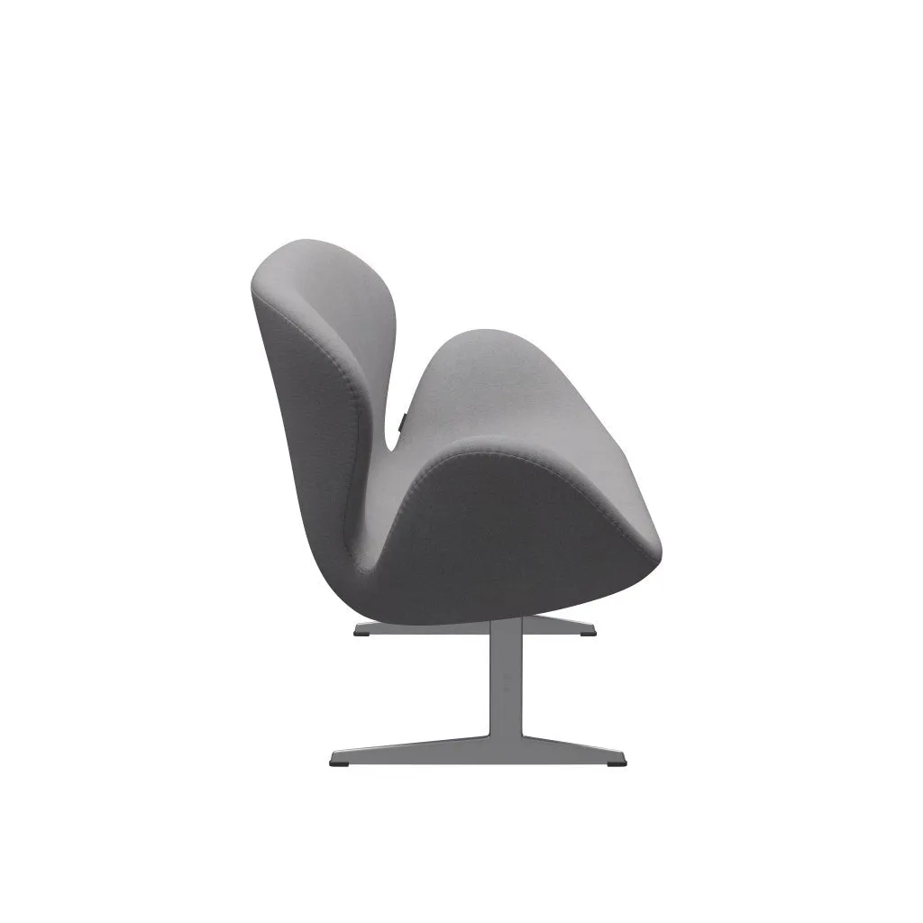 Fritz Hansen Swan™ Sofa 2 Seater, Silver Grey/Tonus Light Grey