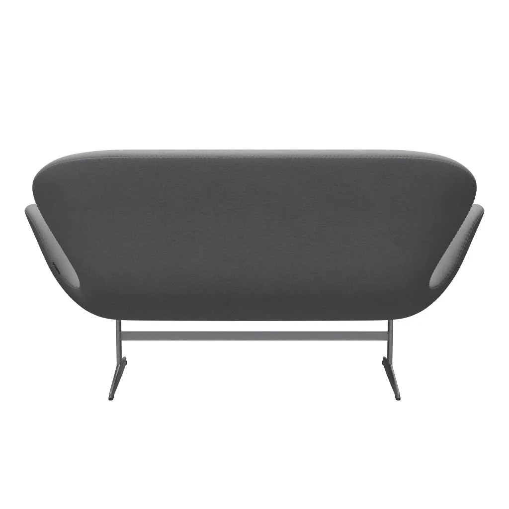 Fritz Hansen Swan™ Sofa 2 Seater, Silver Grey/Tonus Light Grey