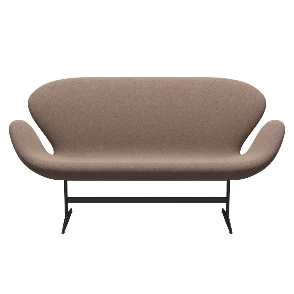 Fritz Hansen Swan™ Sofa 2 Seater, Warm Graphite/Capture Brown