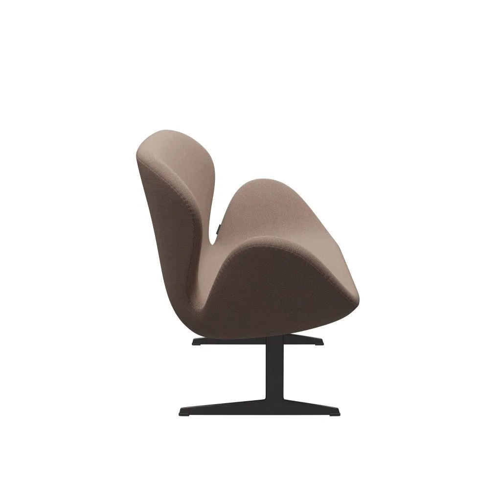 Fritz Hansen Swan™ Sofa 2 Seater, Warm Graphite/Capture Brown