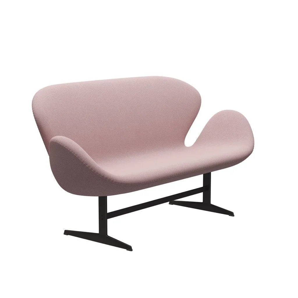 Fritz Hansen Swan™ Sofa 2 Seater, Warm Graphite/Capture Pink