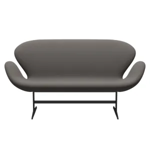 Fritz Hansen Swan™ Sofa 2 Seater, Warm Graphite/Capture Warm Dark Grey