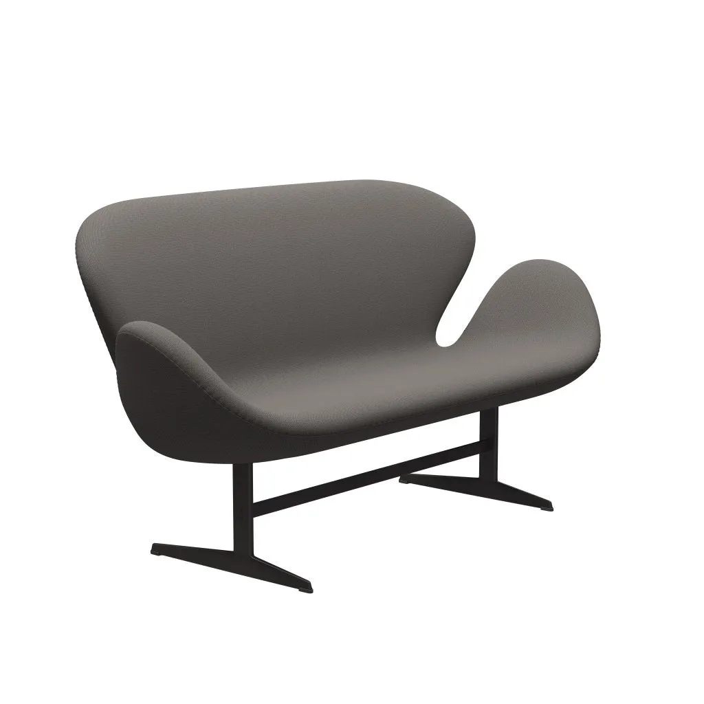 Fritz Hansen Swan™ Sofa 2 Seater, Warm Graphite/Capture Warm Dark Grey
