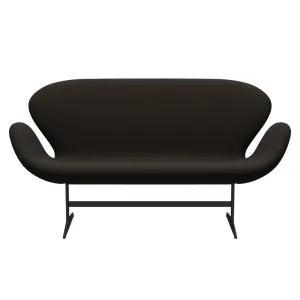 Fritz Hansen Swan™ Sofa 2 Seater, Warm Graphite/Diablo Chocolate Dark