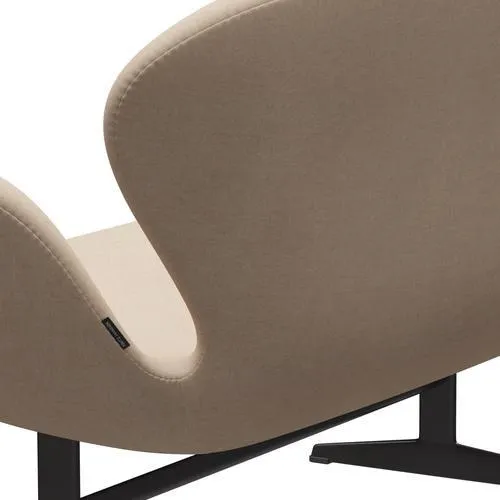 Fritz Hansen Swan™ Sofa 2 Seater, Warm Graphite/Divina Md Crème