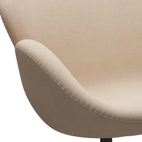 Fritz Hansen Swan™ Sofa 2 Seater, Warm Graphite/Divina Md Crème