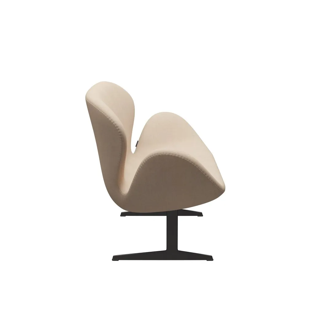 Fritz Hansen Swan™ Sofa 2 Seater, Warm Graphite/Divina Md Crème