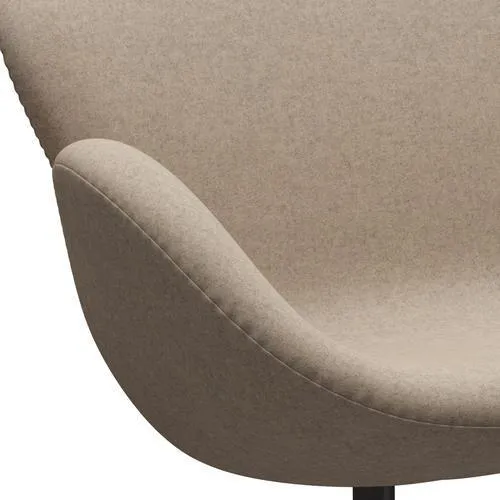 Fritz Hansen Swan™ Sofa 2 Seater, Warm Graphite/Divina Md Sand