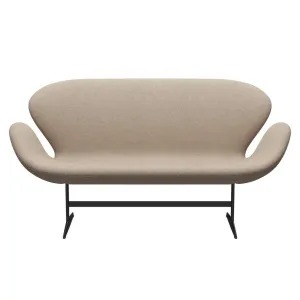 Fritz Hansen Swan™ Sofa 2 Seater, Warm Graphite/Divina Md Sand