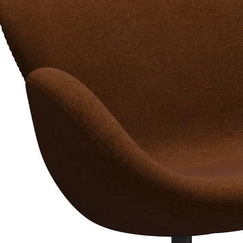 Fritz Hansen Swan™ Sofa 2 Seater, Warm Graphite/Divina Melange Burnt Orange