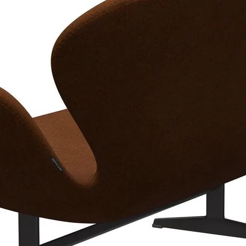 Fritz Hansen Swan™ Sofa 2 Seater, Warm Graphite/Divina Melange Burnt Orange