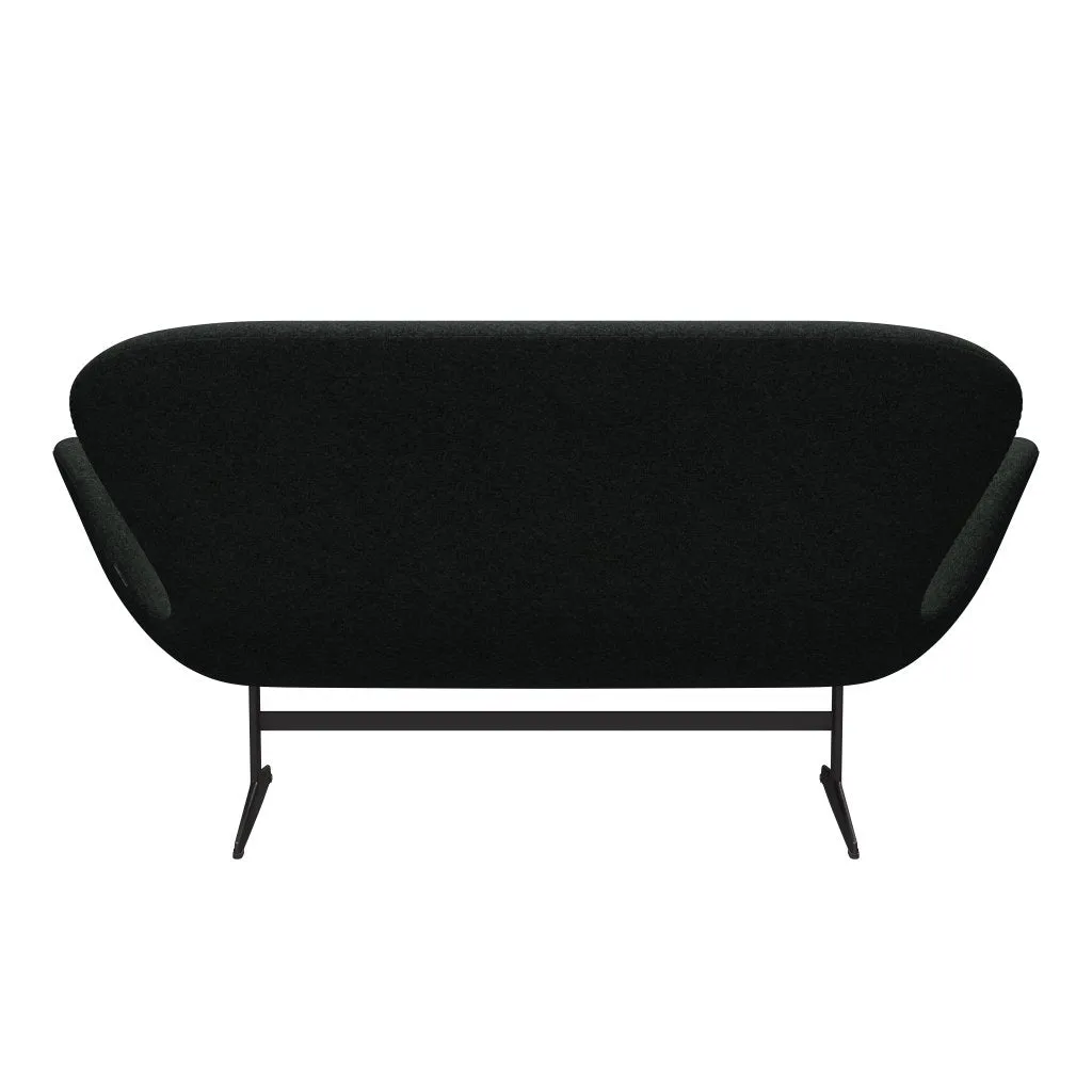 Fritz Hansen Swan™ Sofa 2 Seater, Warm Graphite/Divina Melange Salt & Pepper