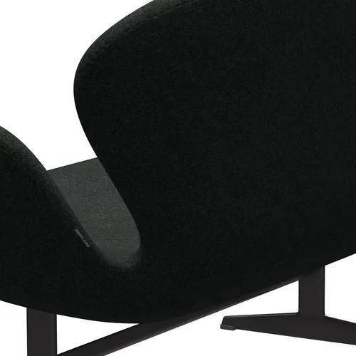 Fritz Hansen Swan™ Sofa 2 Seater, Warm Graphite/Divina Melange Salt & Pepper