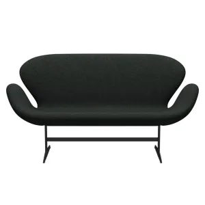 Fritz Hansen Swan™ Sofa 2 Seater, Warm Graphite/Divina Melange Salt & Pepper