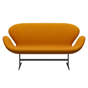 Fritz Hansen Swan™ Sofa 2 Seater, Warm Graphite/Divina Mustard