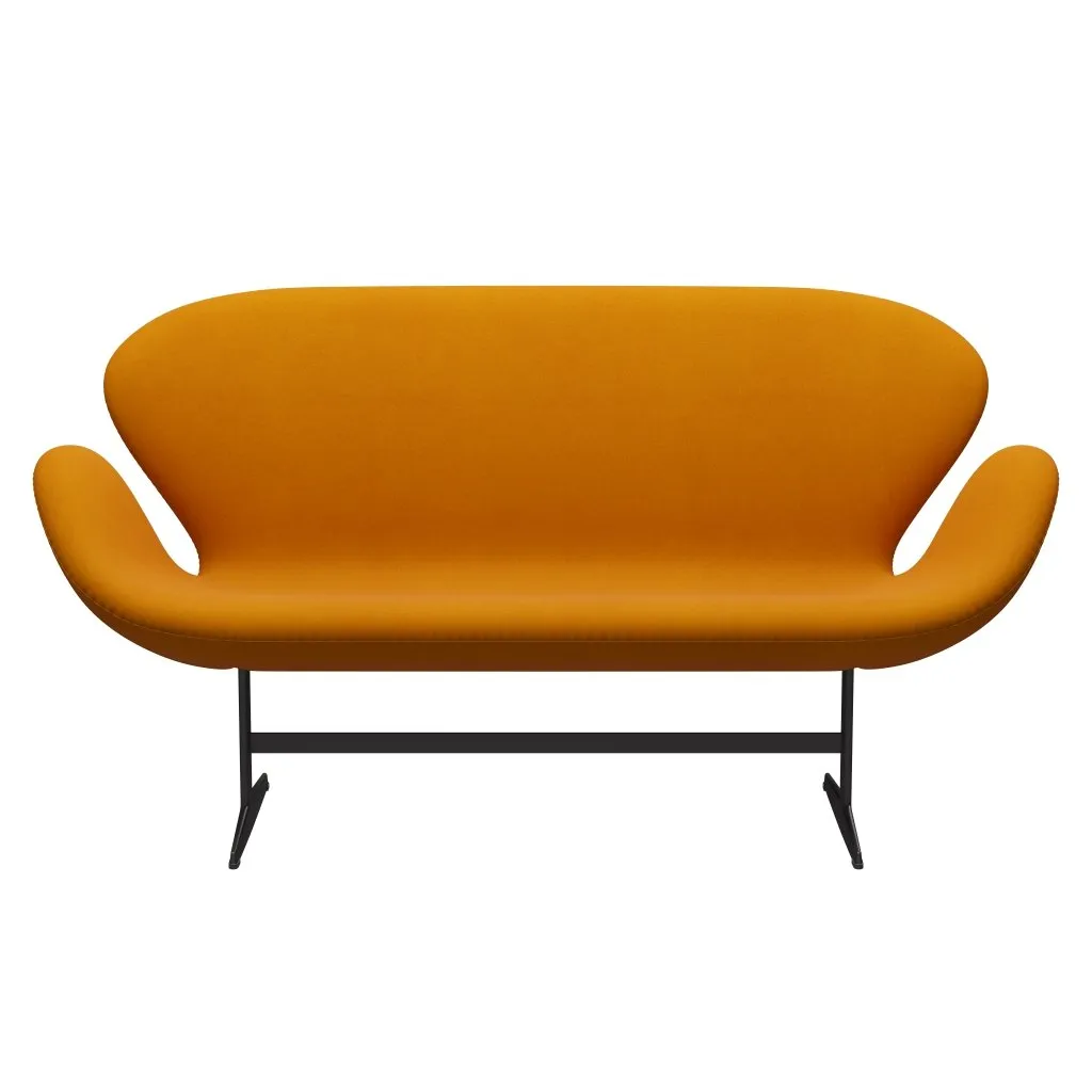 Fritz Hansen Swan™ Sofa 2 Seater, Warm Graphite/Divina Mustard