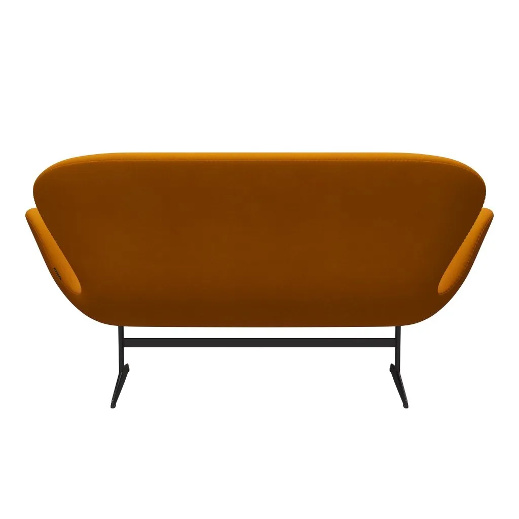 Fritz Hansen Swan™ Sofa 2 Seater, Warm Graphite/Divina Mustard