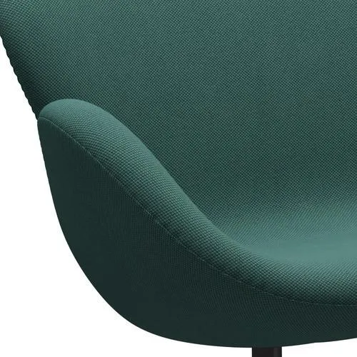 Fritz Hansen Swan™ Sofa 2 Seater, Warm Graphite/Fiord Brown/Orange